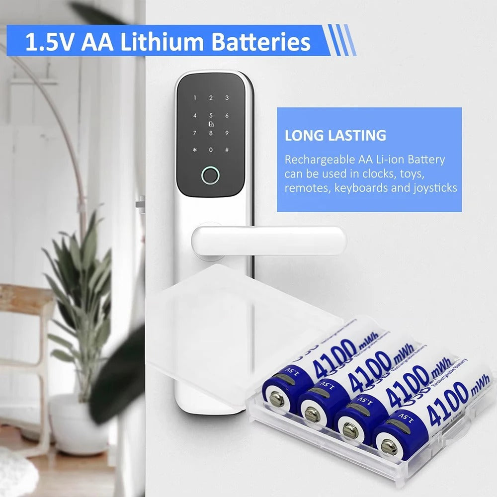 AA Rechargeable Li-ion Battery 1.5V 4100mWh-10PCS/SET