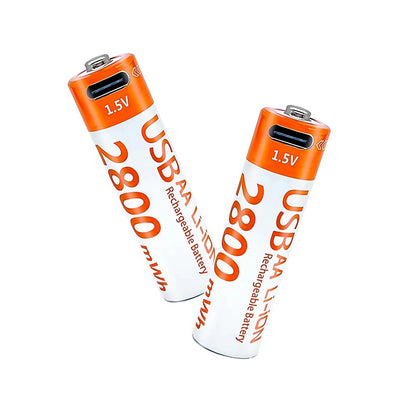 AA Rechargeable Li-ion Battery 1.5V 2800mWh-10PCS/SET